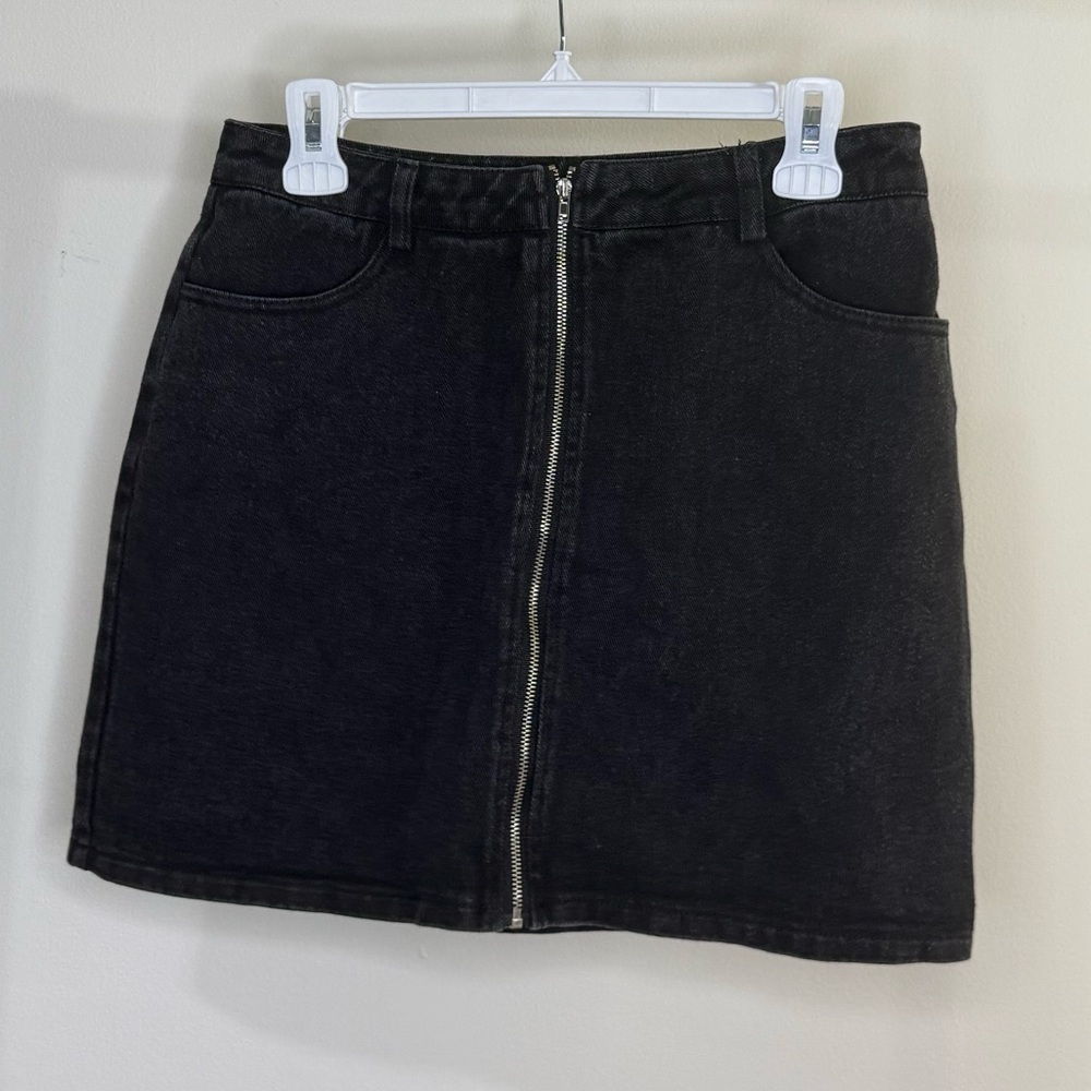 Wild Honey Black Pencil Mini Skirt